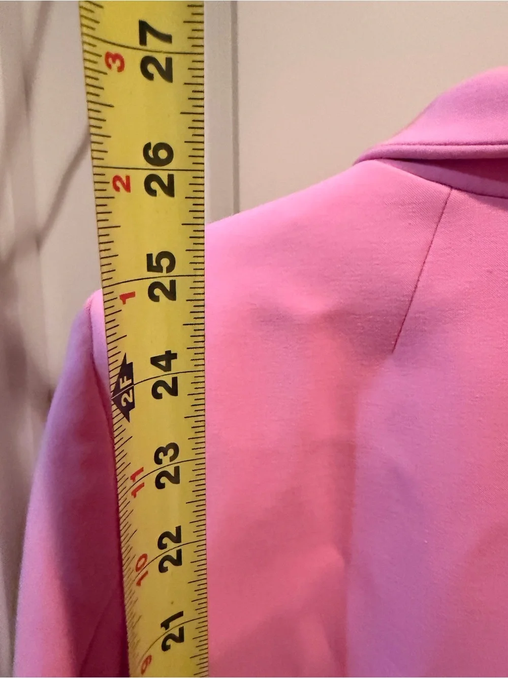 J. Crew Bright Pink Single-Button Tailored Blazer